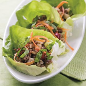 Five-Spice Turkey & Lettuce Wraps