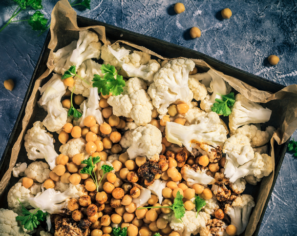 cauliflower with chickpeas