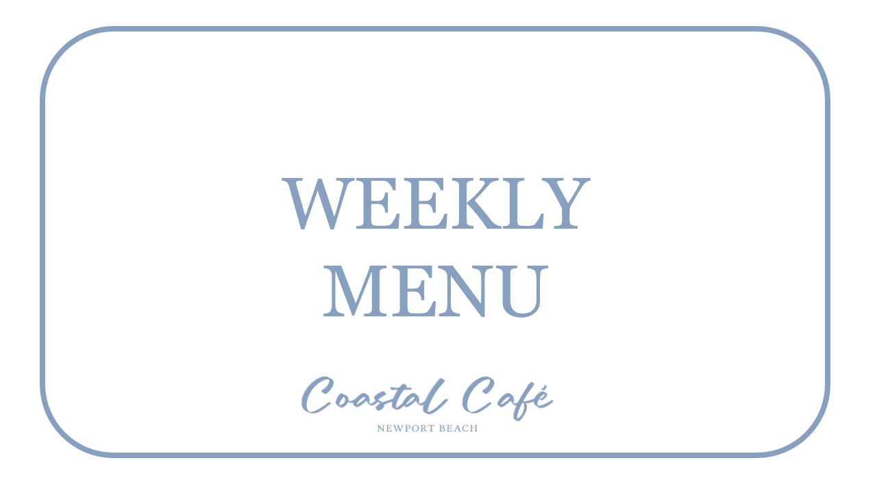 Weekly Menu UPDATED